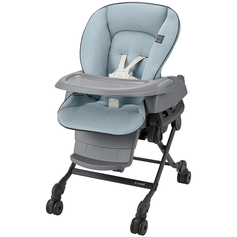 【本州往復送料無料】【3ヶ月レンタル13999円特価】コンビ ホワイトレーベル ネムリラ AUTO SWING BEDi Long スリープシェル EG ミンティブルー(BL) 175234 ハイローチェア・ベビーラック【レンタル】