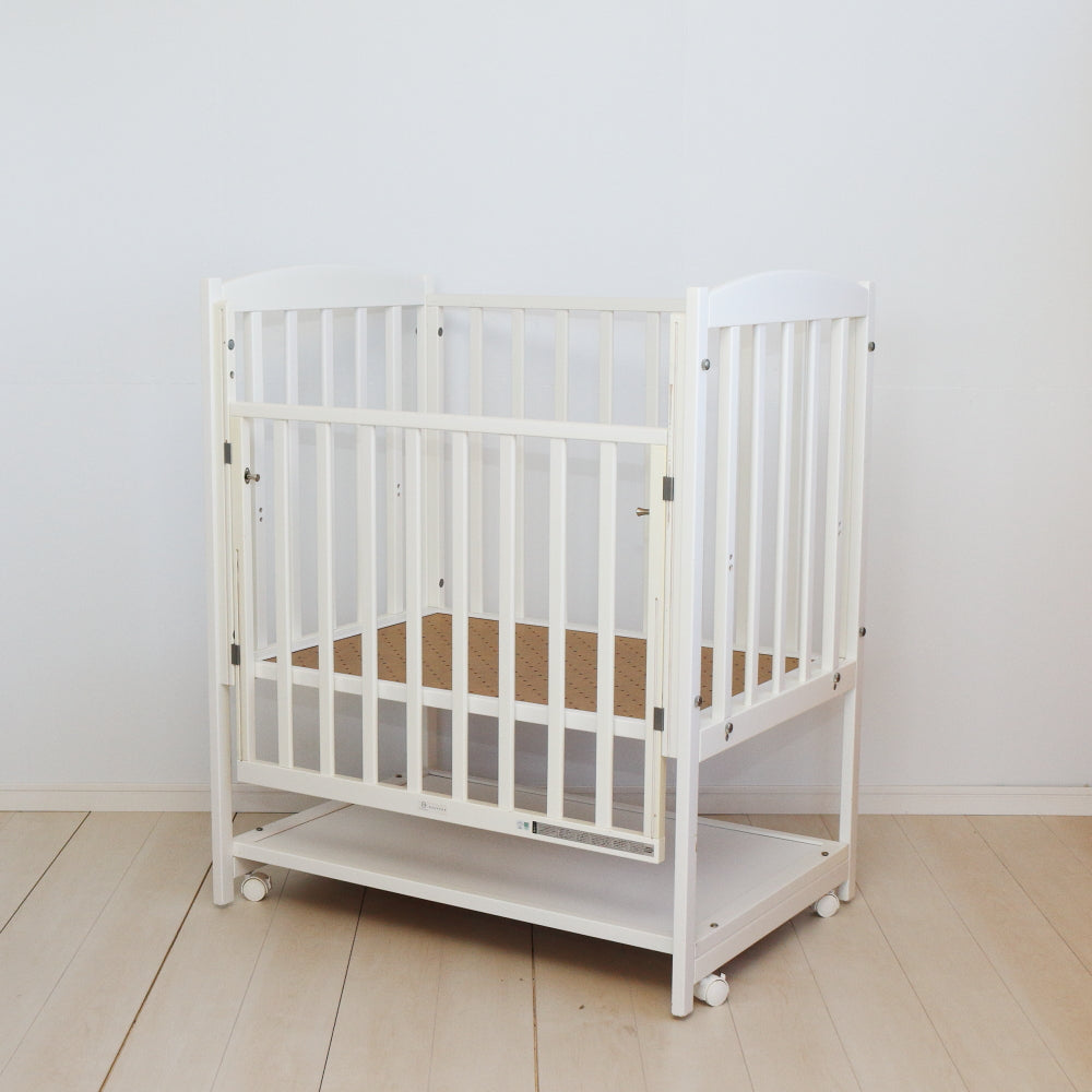 コンパクトベッド プチモール ヤマサキ(Yamasaki) ミニサイズベビーベッド【レンタル|小物置き板付】