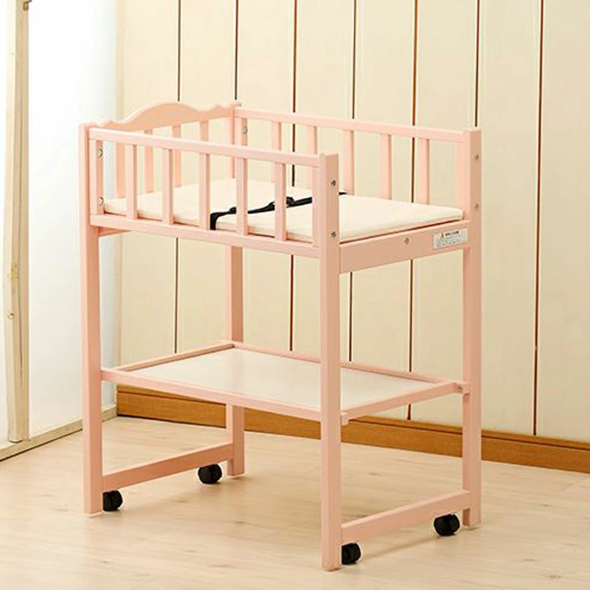 【販売品】ヤマサキ 日本製 業務用おむつ交換台 スイートベース マット付き 転倒防止ベルト付き OM-5 ホテル ショールーム 商業施設 バリアフリー法 授乳室 育児用施設