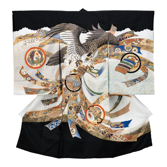 お宮参り衣装 お宮参り産着レンタル 男の子産着 正絹 28-63-2