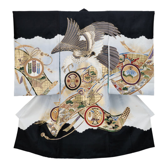 お宮参り衣装 お宮参り産着レンタル 男の子産着 正絹 28-64-2