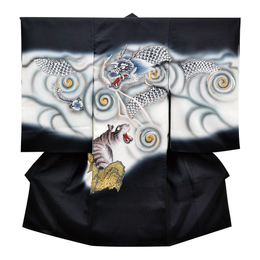 お宮参り衣装 お宮参り産着レンタル 男の子産着 正絹 28-65-1