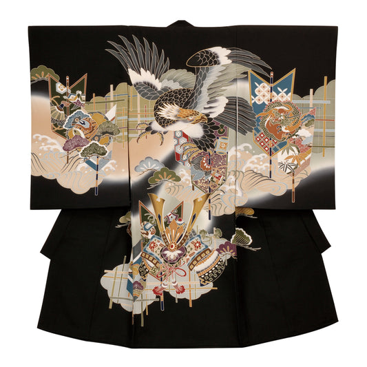 お宮参り衣装 お宮参り産着レンタル 男の子産着 正絹 28-65-2