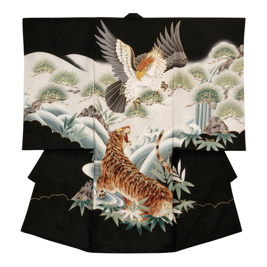 お宮参り衣装 お宮参り産着レンタル 男の子産着 正絹 28-65-4