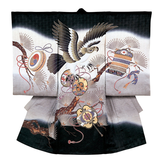 お宮参り衣装 お宮参り産着レンタル 男の子産着 正絹 28-68-1