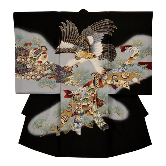 お宮参り衣装 お宮参り産着レンタル 男の子産着 正絹 28-68-4