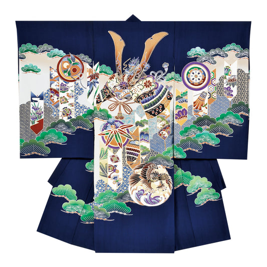 お宮参り衣装 お宮参り産着レンタル 男の子産着 正絹 28-69-3