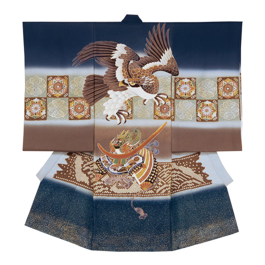 お宮参り衣装 お宮参り産着レンタル 男の子産着 正絹 28-69-5