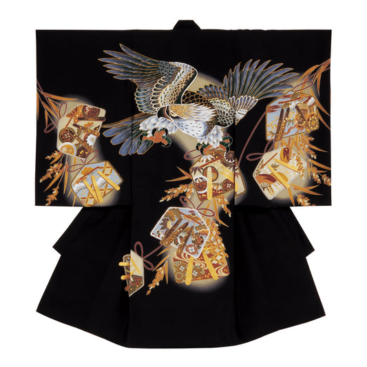 お宮参り衣装 お宮参り産着レンタル 男の子産着 正絹 28-69-6