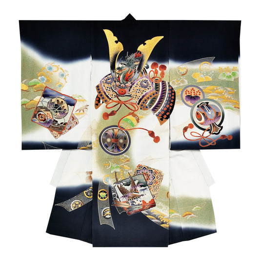 お宮参り衣装 お宮参り産着レンタル 男の子産着 正絹 28-70-3