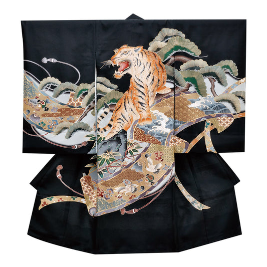 お宮参り衣装 お宮参り産着レンタル 男の子産着 正絹 28-71-1