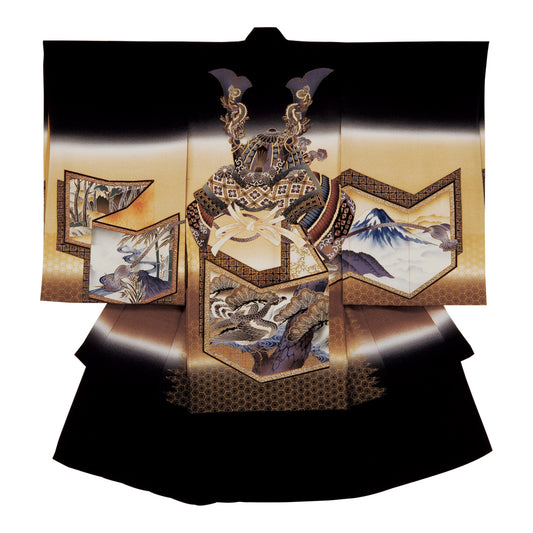 お宮参り衣装 お宮参り産着レンタル 男の子産着 正絹 28-71-2