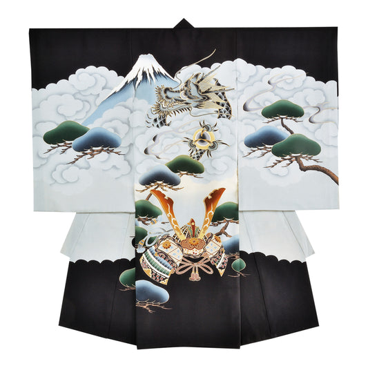 お宮参り衣装 お宮参り産着レンタル 男の子産着 正絹 28-71-4