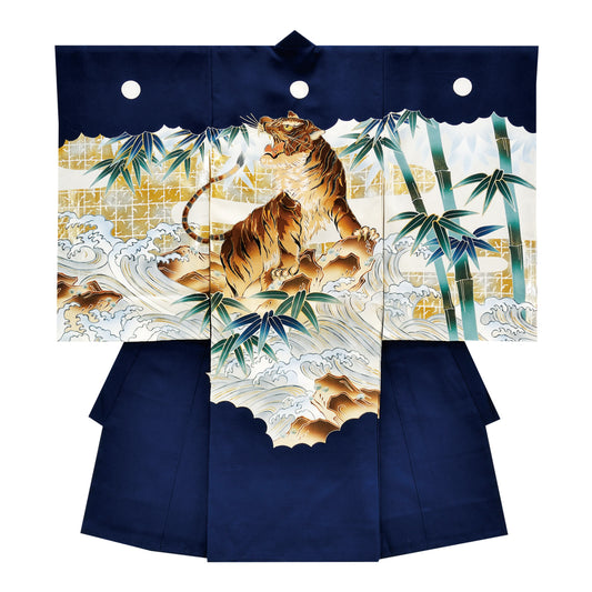 お宮参り衣装 お宮参り産着レンタル 男の子産着 正絹 28-74-3