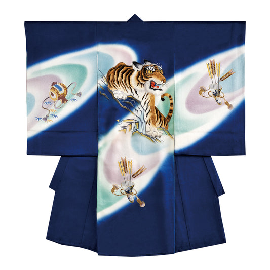 お宮参り衣装 お宮参り産着レンタル 男の子産着 正絹 28-74-6