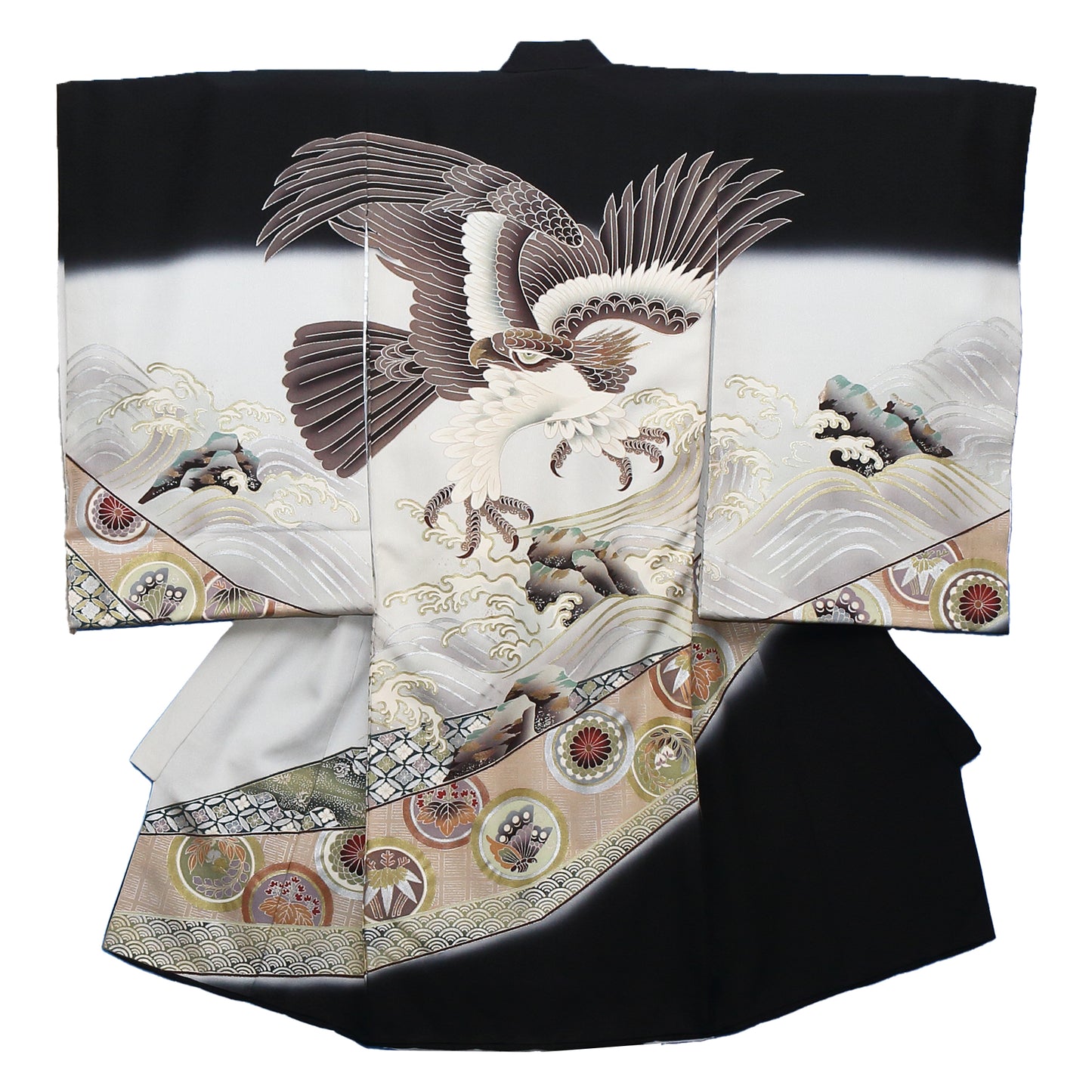 お宮参り衣装 お宮参り産着レンタル 男の子産着 正絹 28-75-12