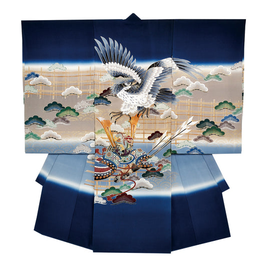 お宮参り衣装 お宮参り産着レンタル 男の子産着 正絹 28-75-4