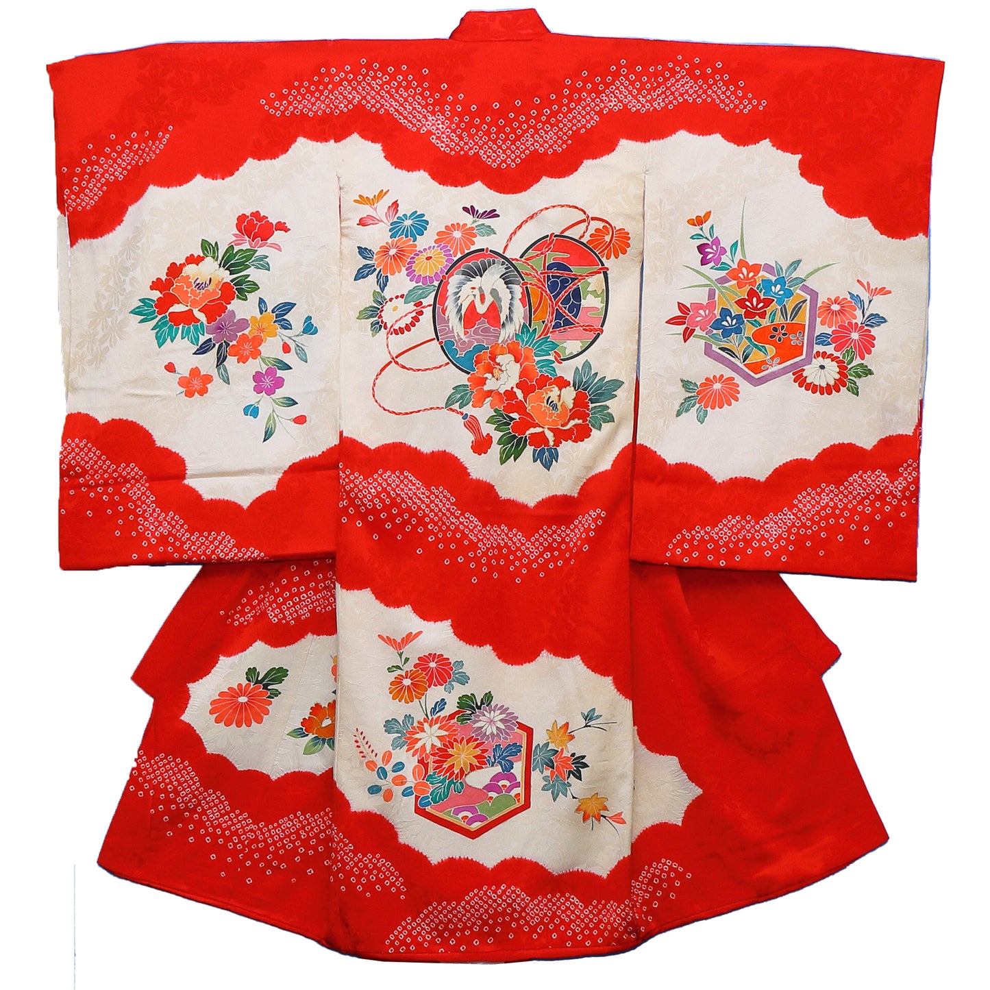 お宮参り衣装 お宮参り産着レンタル 女の子産着 正絹 28-82-10