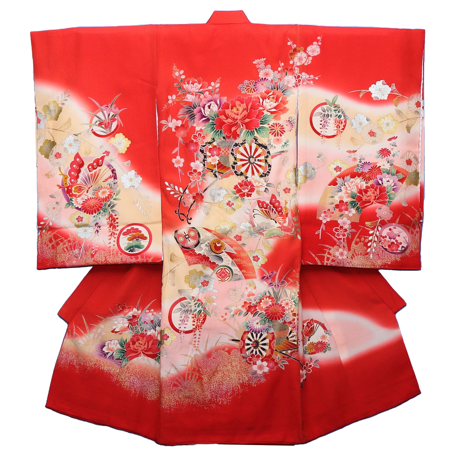 お宮参り衣装 お宮参り産着レンタル 女の子産着 正絹 28-82-6