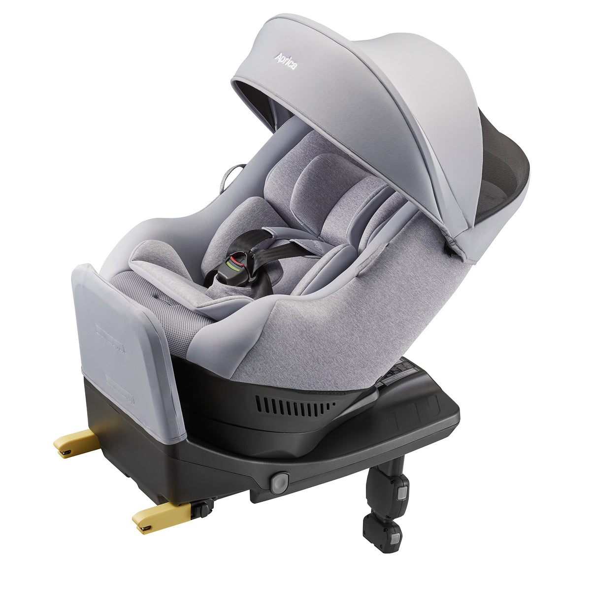 【販売品】【新生児~4歳頃まで】アップリカ クルリラプラスライトAB | ISOFIX対応 回転式チャイルドシート | 新生児から使えるチャイルドシート ネイビーNV2221674、グレーGR2221673