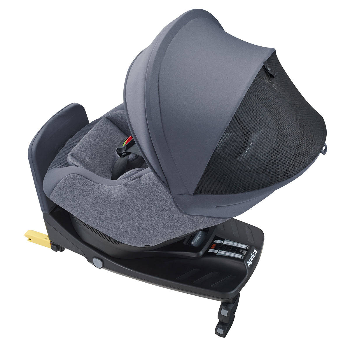 【販売品】【新生児~4歳頃まで】アップリカ クルリラプラスライトAB | ISOFIX対応 回転式チャイルドシート | 新生児から使えるチャイルドシート ネイビーNV2221674、グレーGR2221673