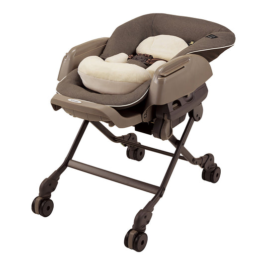 【本州往復送料無料】【期間限定2ヶ月間11000円特価】ホワイトレーベル ネムリラ AUTO SWING BEDi エッグショック カカオブラウン コンビ(Combi) 電動 ハイローチェア・ベビーラック【レンタル】