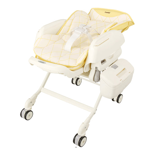 【本州往復送料無料】ネムリラ AUTO SWING イエロー コンビ(Combi) 電動 ハイローチェア・ベビーラック【レンタル】