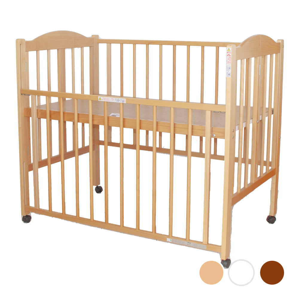 【レンタル延長】ワンタッチハイベッド パル 石崎家具 標準サイズベビーベッド