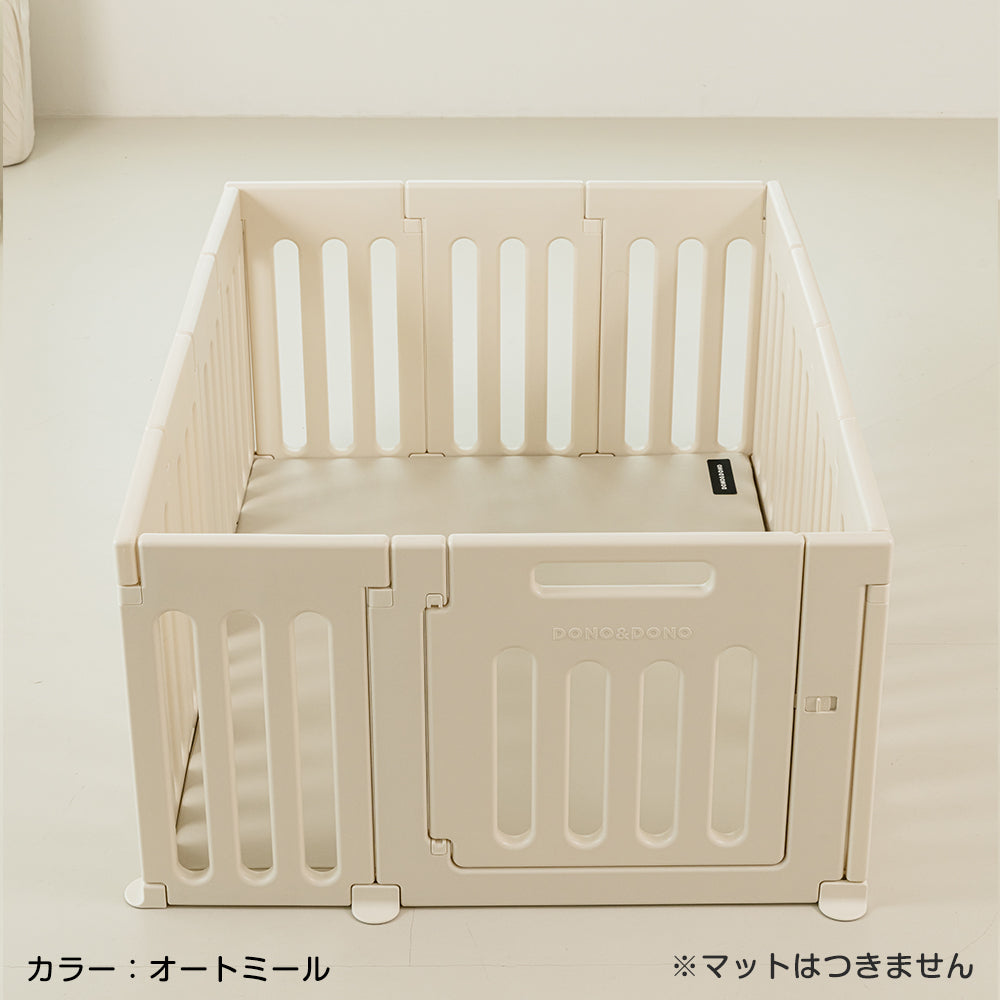 【販売品】DONO&DONOベビールーム ベビーサークル ドア付きベビーサークル ベビーゲート ベビーフェンス ベビーゲイト ボールプール あそび場 セーフティーゲート セーフティサークル ナチュラルカラー リトルプリンセス