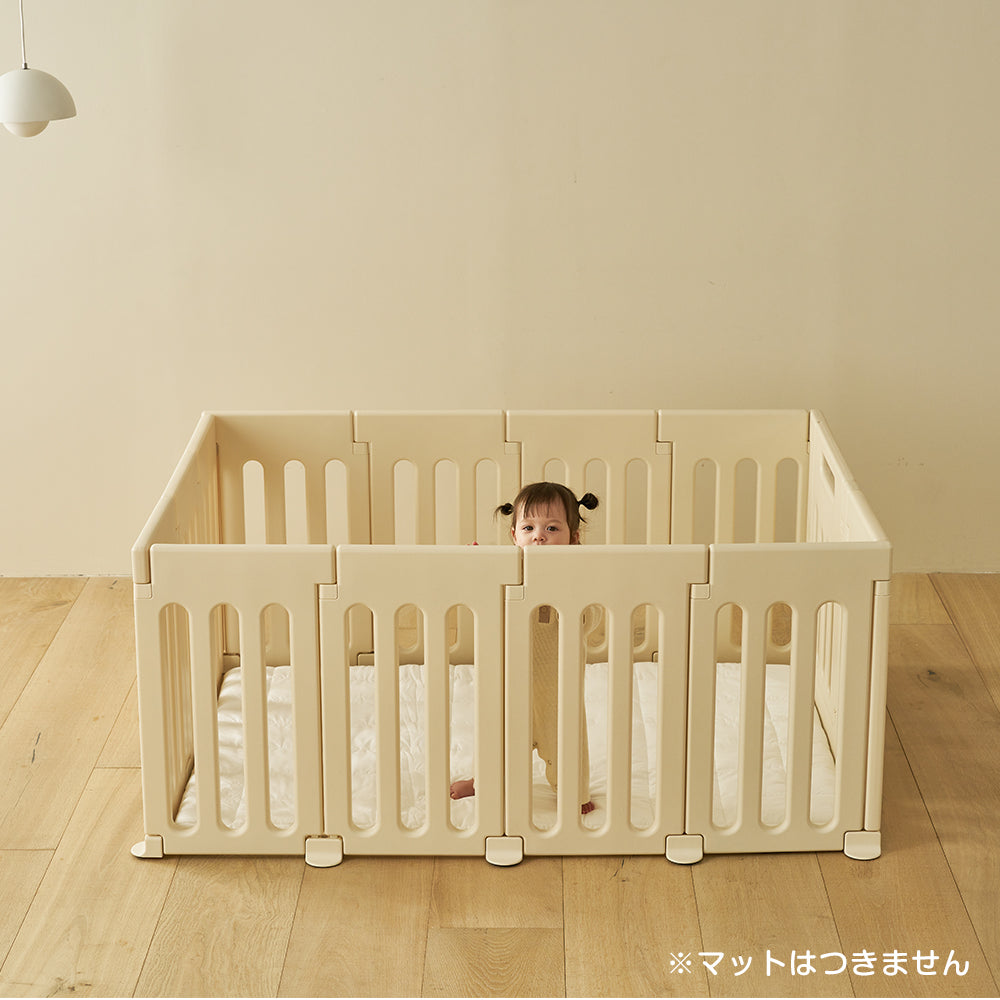 【販売品】DONO&DONOベビールーム ベビーサークル ドア付きベビーサークル ベビーゲート ベビーフェンス ベビーゲイト ボールプール あそび場 セーフティーゲート セーフティサークル ナチュラルカラー リトルプリンセス
