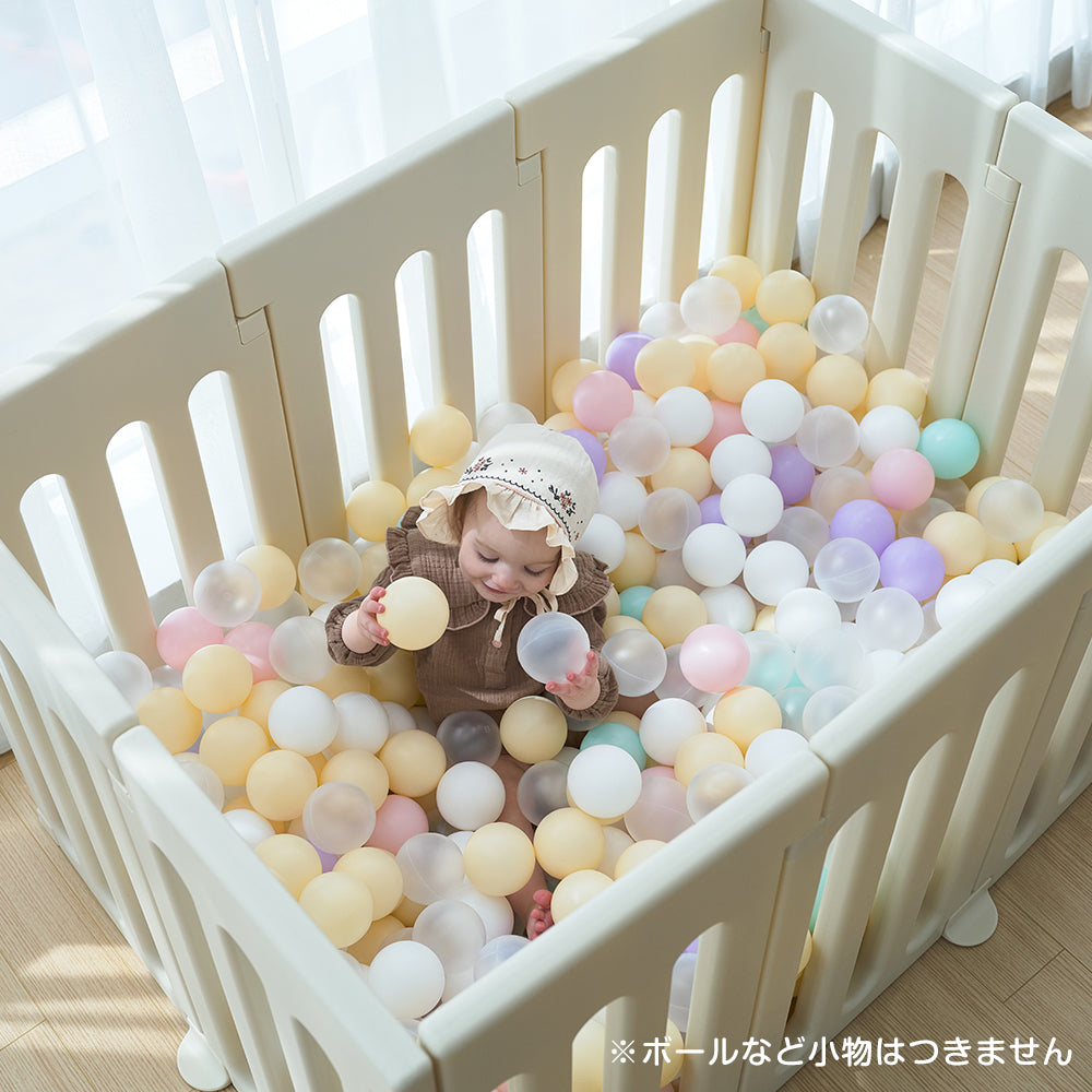 【販売品】DONO&DONOベビールーム ベビーサークル ドア付きベビーサークル ベビーゲート ベビーフェンス ベビーゲイト ボールプール あそび場 セーフティーゲート セーフティサークル ナチュラルカラー リトルプリンセス