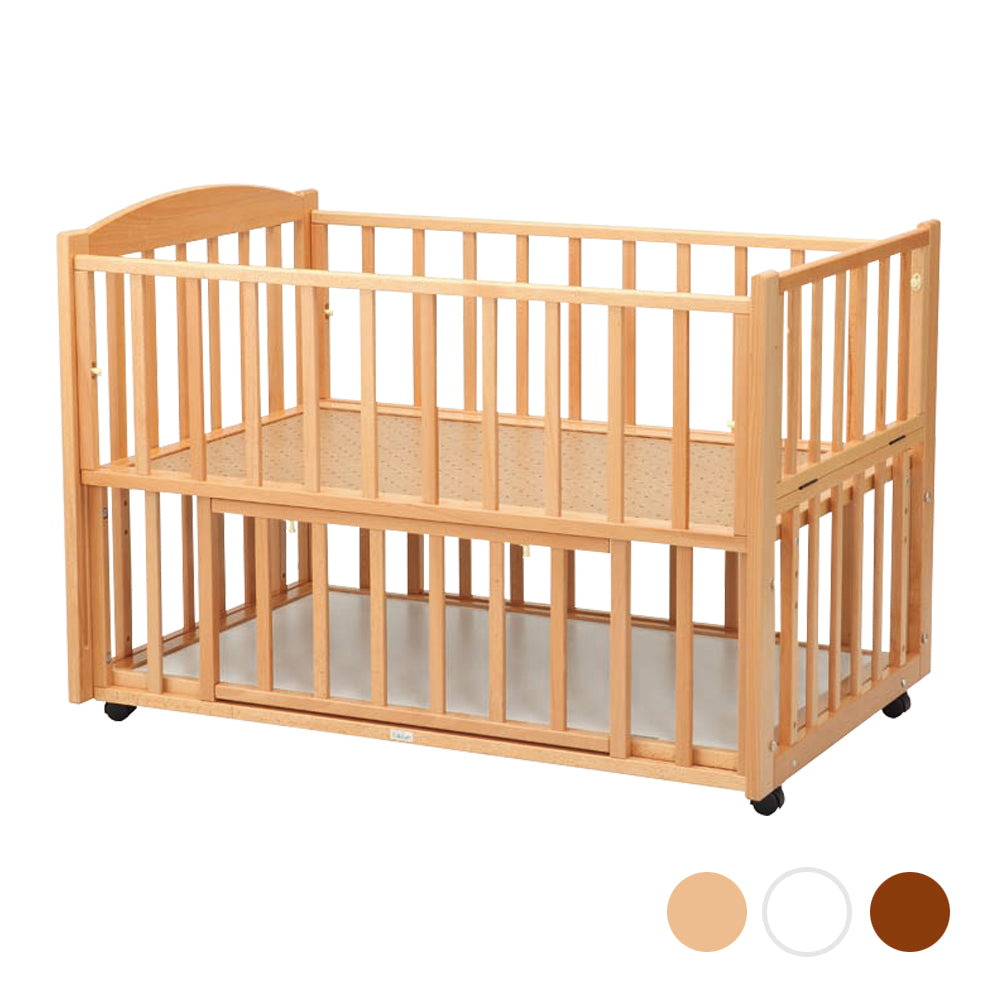 【レンタル延長】スリーオープンベッド b-side ビーサイド DX ヤマサキ(Yamasaki) 標準サイズベビーベッド