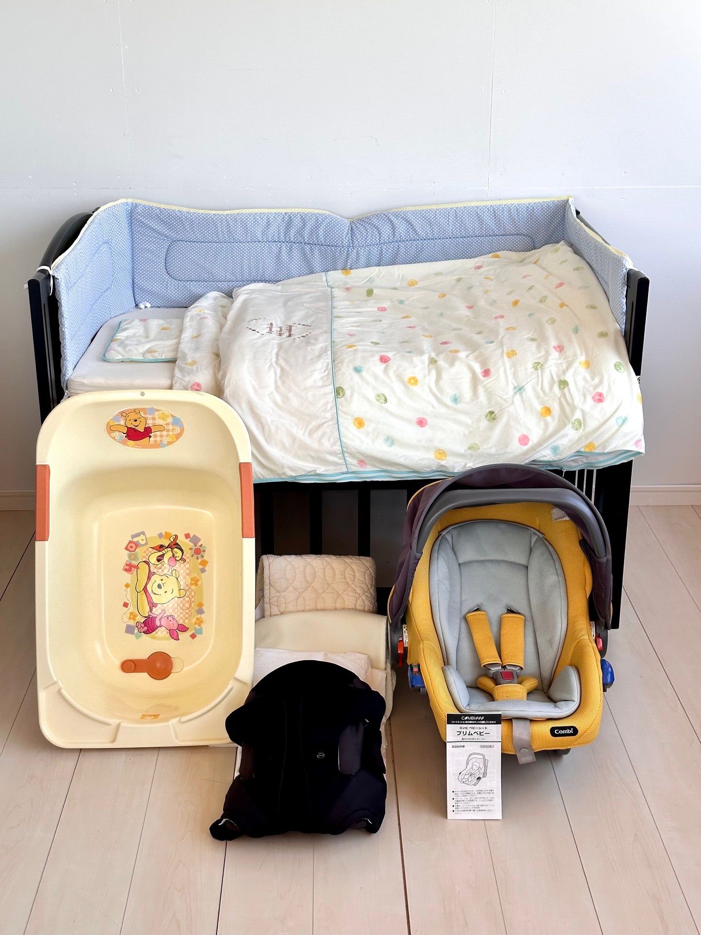【中古品 限定2台】【店舗受け取り限定】出産準備まるごとセット 新生児から必要なアイテムがフルセット。すべてクリーニング済みで安心・清潔。取扱説明書付き。