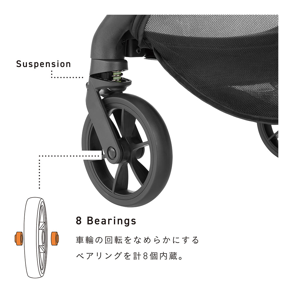【販売品】【8月22日発売予約】【2025年新モデル】ベビーカー コンビ auto N second BQ 生後6ヶ月から4歳まで使える