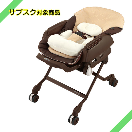 【サブスク対象商品】【本州往復送料無料】【2ヶ月レンタル9999円】ホワイトレーベル ネムリラ AUTO SWING BEDi エッグショック キャラメルベージュ コンビ(Combi) 電動 ハイローチェア・ベビーラック【サブスク型レンタル:最大延長回数3回】