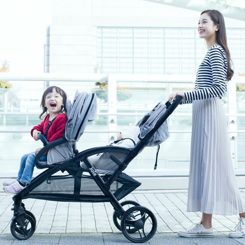 ネット限定1100円OFF レインカバー付 Joie ジョイー エヴァライトデュオ カトージ(KATOJI) 二人乗りベビーカー【レンタル|選べる5色|レインカバー付】