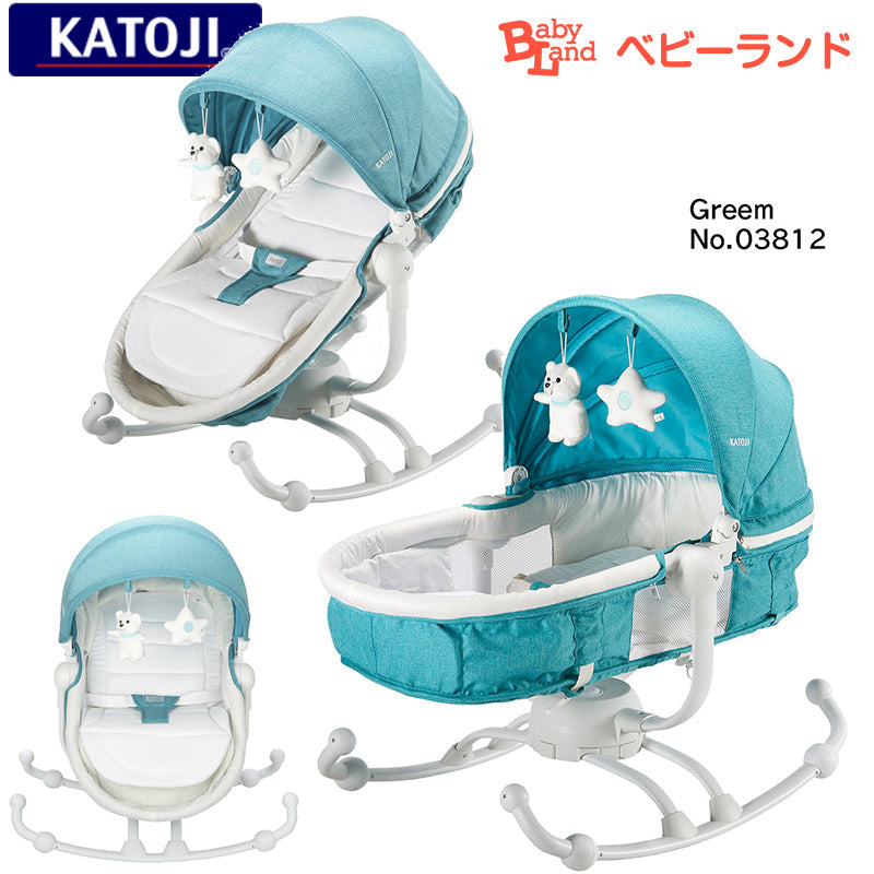 【本州往復送料無料】【3ヶ月レンタル割引中】バウンサーターン360° カトージ(KATOJI) バウンサー【レンタル|選べる2色】