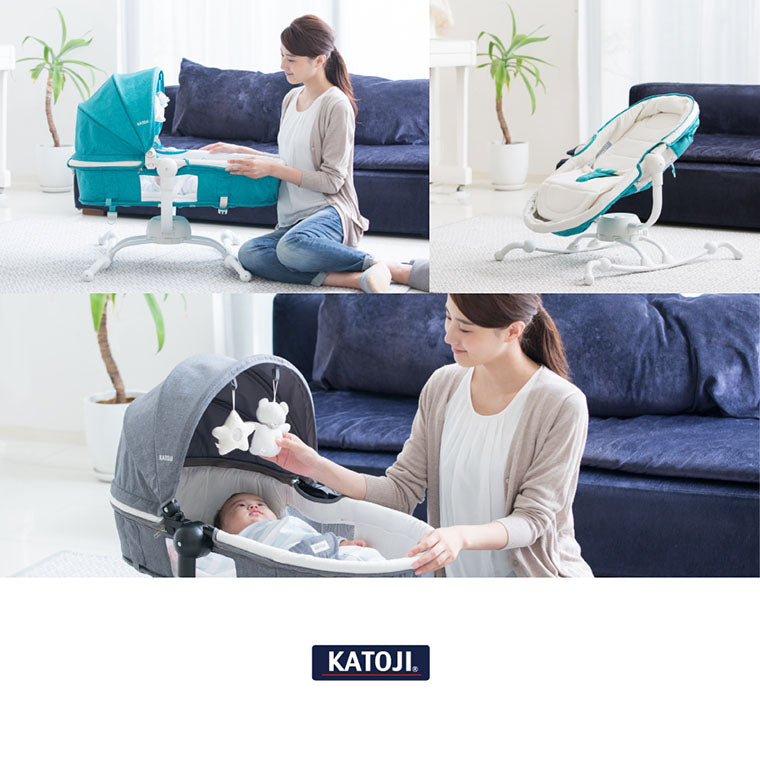 【本州往復送料無料】【3ヶ月レンタル割引中】バウンサーターン360° カトージ(KATOJI) バウンサー【レンタル|選べる2色】