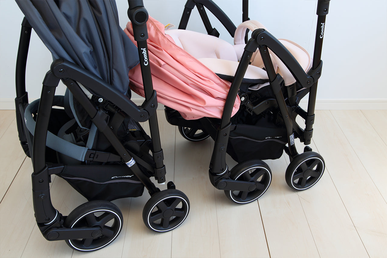 【本州往復送料無料】【4ヶ月レンタル割引中】【今ならレインカバー付き】AttO アット type-L コンビ(Combi) ベビーカー【レンタル|選べる3色】