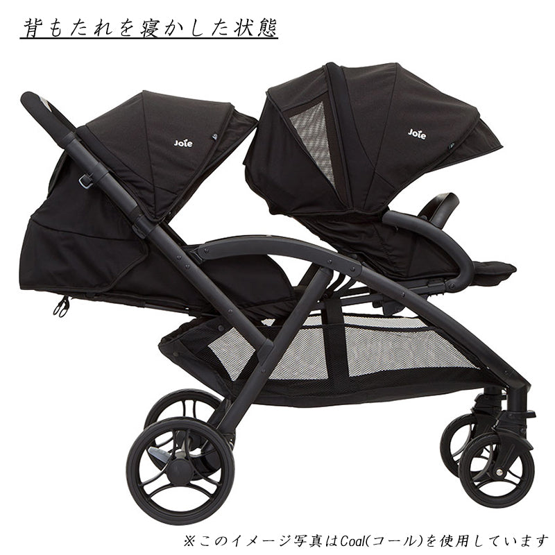ネット限定1100円OFF レインカバー付 Joie ジョイー エヴァライトデュオ カトージ(KATOJI) 二人乗りベビーカー【レンタル|選べる5色|レインカバー付】