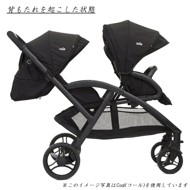 ネット限定1100円OFF レインカバー付 Joie ジョイー エヴァライトデュオ カトージ(KATOJI) 二人乗りベビーカー【レンタル|選べる5色|レインカバー付】