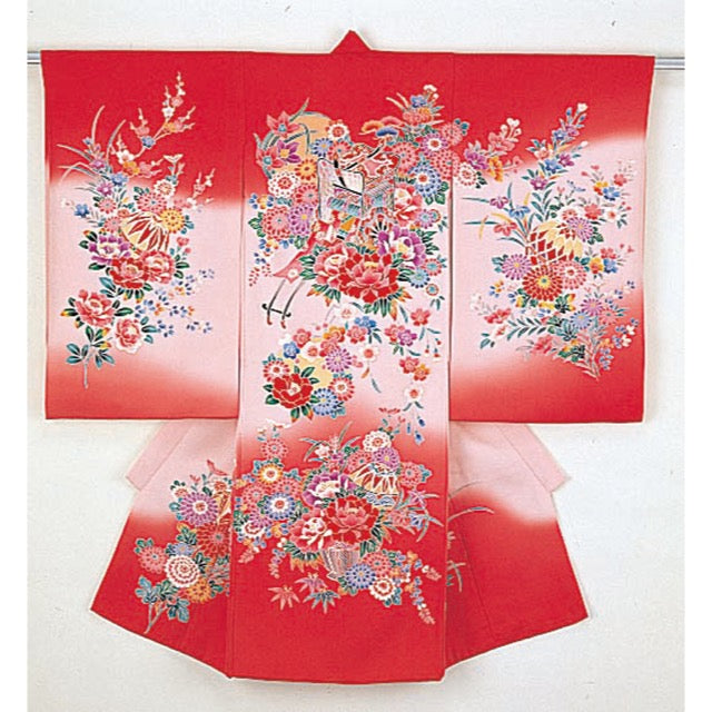 お宮参り衣装 お宮参り産着レンタル 女の子産着 正絹 28-77-5