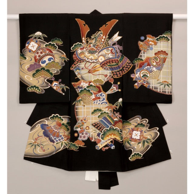 お宮参り衣装 お宮参り産着レンタル 男の子産着 正絹 28-67-1