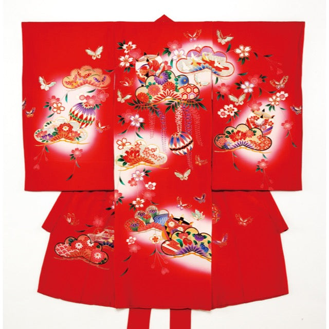 お宮参り衣装 お宮参り産着レンタル 女の子産着 正絹 28-79-6