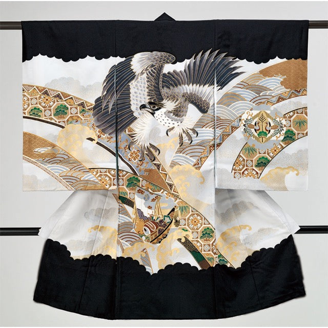 お宮参り衣装 お宮参り産着レンタル 男の子産着 正絹 28-63-3