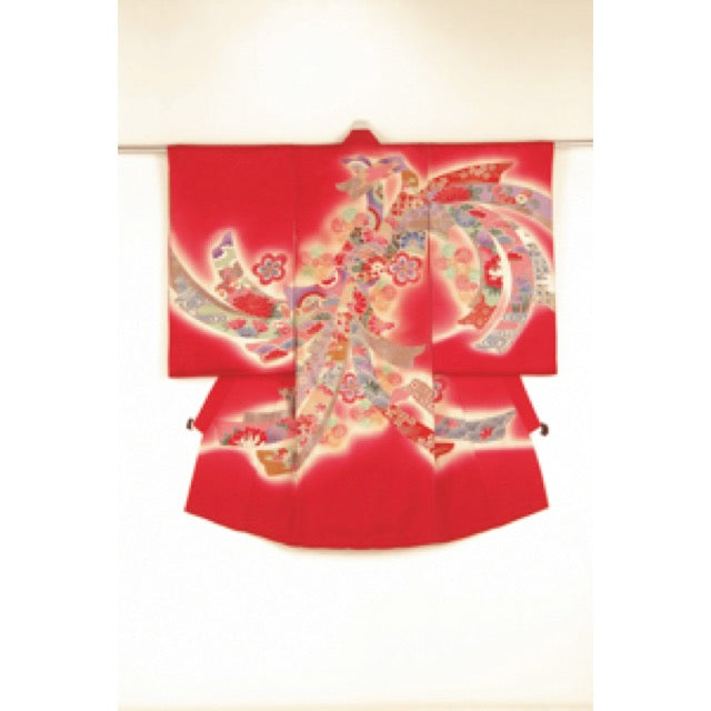 お宮参り衣装 お宮参り産着レンタル 女の子産着 正絹 28-78-4