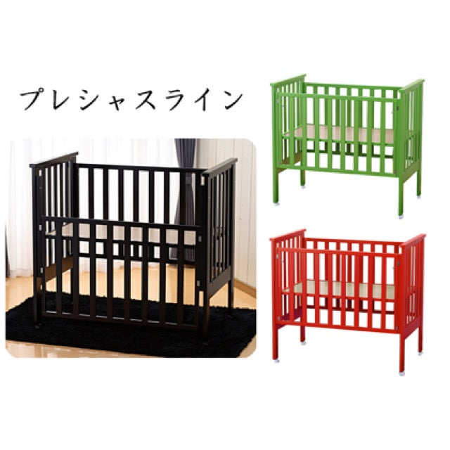 プレシャスライン ヤマサキ(Yamasaki) 標準サイズベビーベッド【レンタル|選べる2色】