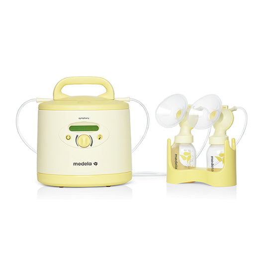 【本州往復送料無料】【当店限定母乳保存バッグ25枚入りプレゼント付き！！】Medela(メデラ)Symphony(シンフォニー)電動さく乳器と【ダブルポンプ】のセット / 搾乳機【ベビー用品 さく乳器レンタル】28-39-1-W