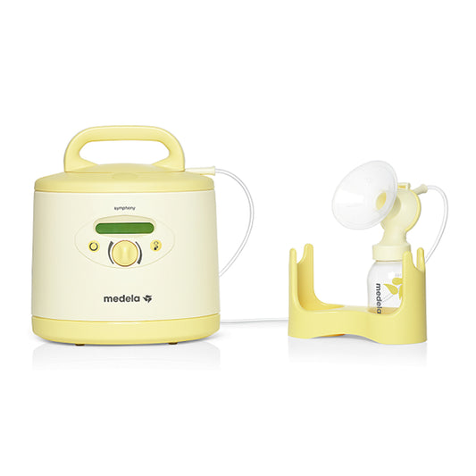 【本州往復送料無料】 【当店限定母乳保存バッグ25枚入りプレゼント付き！！】Medela(メデラ)Symphony(シンフォニー)電動さく乳器と【シングルポンプ】のセット / 搾乳機【ベビー用品 さく乳器レンタル】28-39-1-S