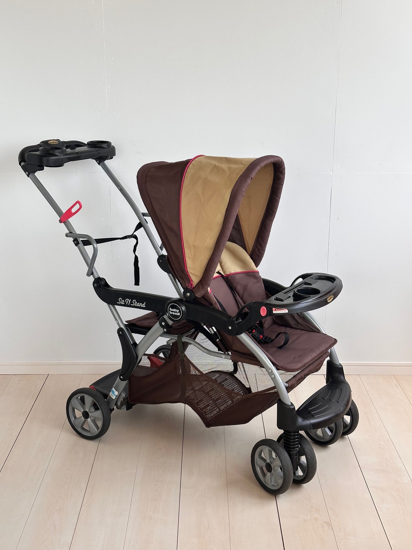 【中古商品】【ベビーランド便お届け限定】シット＆スタンドデラックス 【クリーニング済み・説明書付き】 二人乗りベビーカー